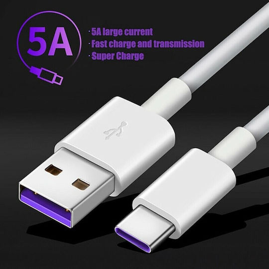 YOURZ USB 2.0 Cable USB-C Male - USB-A White 1m HW5A