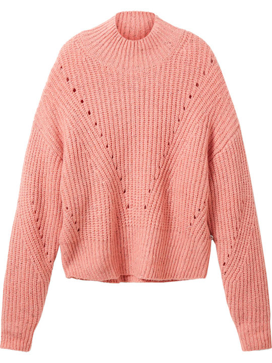 Γυναικείο Μακρυμάνικο Πουλόβερ Peach Pink