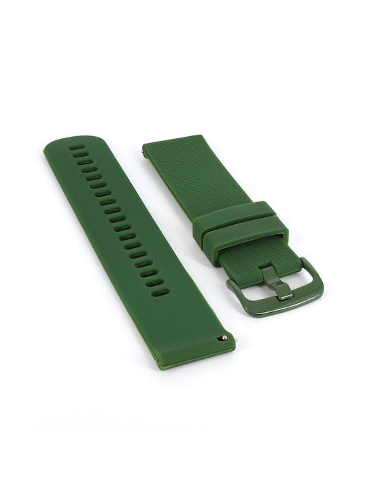 Diloy Straps Curea de cauciuc Verde 20mm