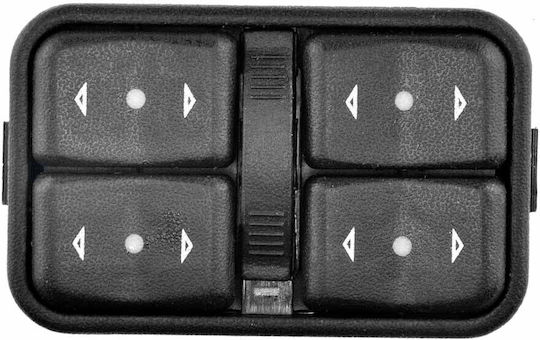 NTY Car Window Switch for Opel Astra / Meriva / Zafira 12pin Black