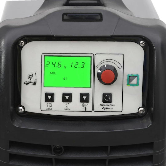 vidaXL Welding Machine Inverter MIG / TIG / MMA with Maximum Welding Current 200A and Duty Cycle 15%