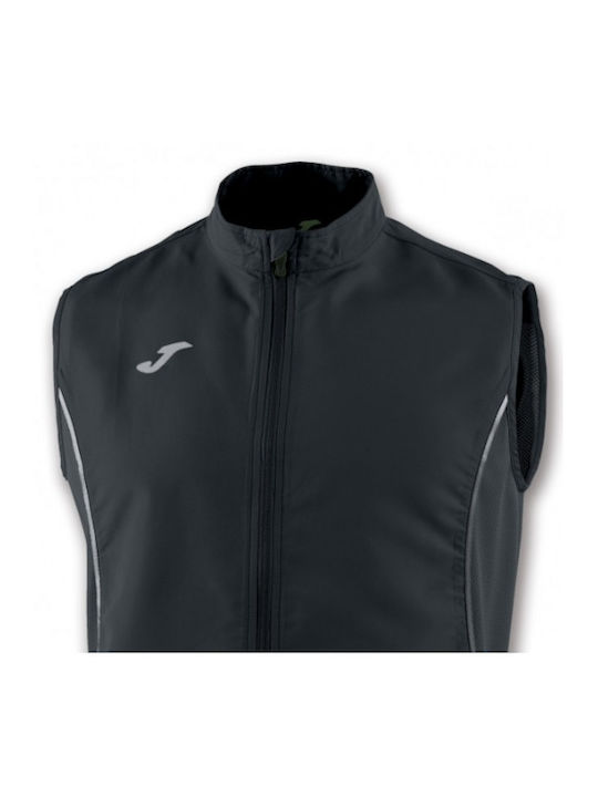 Joma Record III Men's Sleeveless Jacket Black