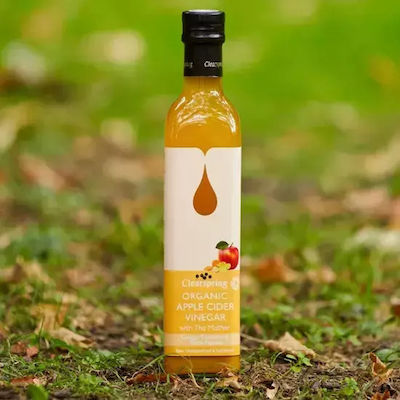 Clearspring Apple Cider Vinegar with with the Mother με Ginger, Turmeric & Black Pepper 500ml