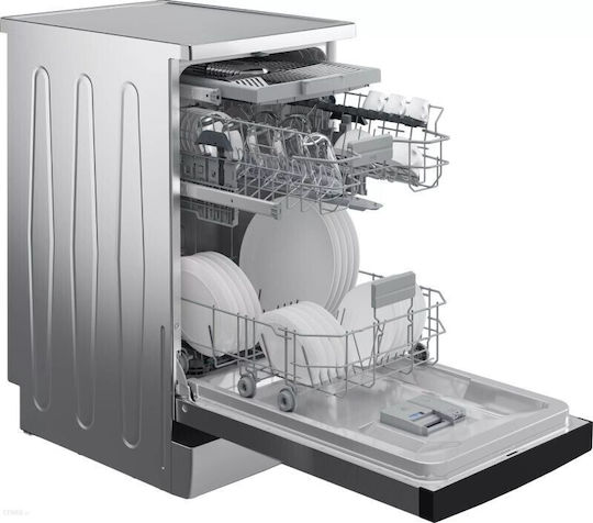 Beko Freistehender Geschirrspüler für 10 Gedecke B44.8xH85cm Inox