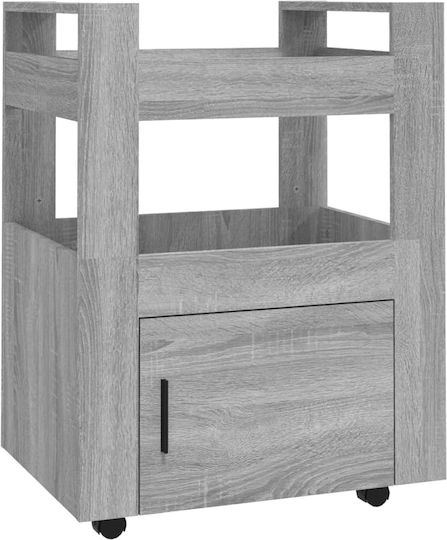 vidaXL Commercial Kitchen Food Cart H80xW60xD45cm