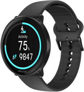 Polar Ignite 3 43mm Waterproof Smartwatch with Heart Rate Monitor (Night Black)