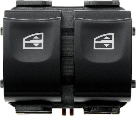 NTY Fensterheberschalter Auto für Renault Erfassen / Clio 2012 7pin Schwarz