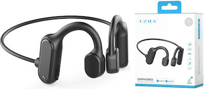 Ezra BW56 Bone Conduction Bluetooth Handsfree Earphones with Charging Case Blacα