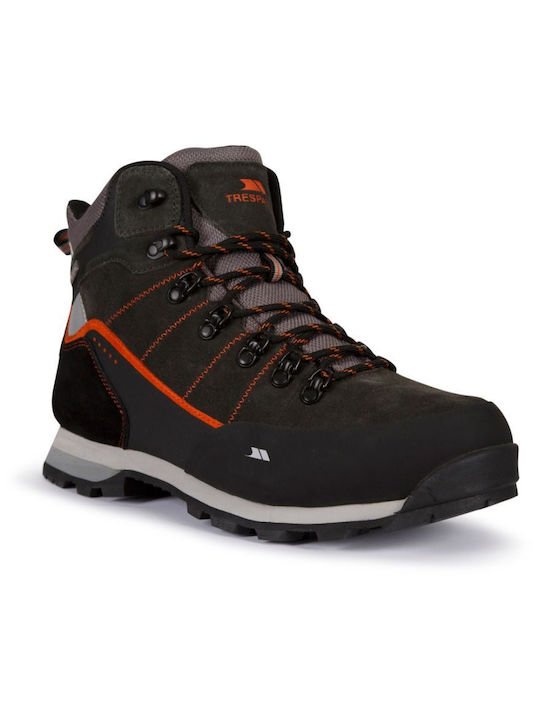 Trespass Mikeba Men's Hiking Boots Charcoal