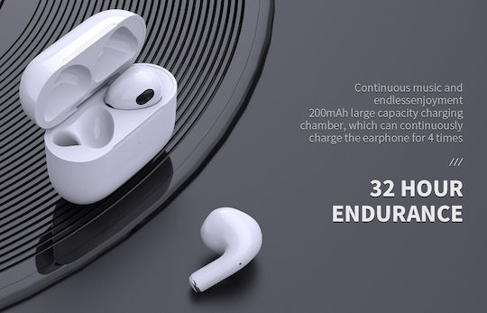 Celebrat TWS-W22 Earbud Bluetooth Handsfree Earphones with Charging Case White