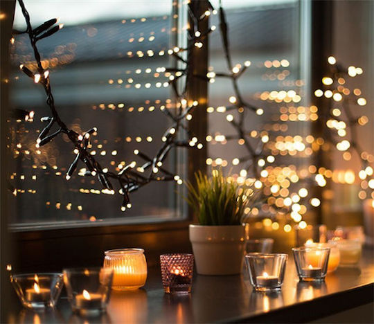 120 Lights LED 15m. Warm White in String 1pcs