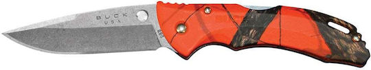 Buck Bantam Mossy Oak Pocket Knife Blaze Orange