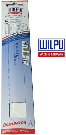 Wilpu = Blade for Metal and Wood 225mm 5pcs