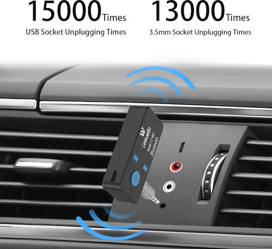Leewello Bluetooth Автомобил LY-002 за Таблото (AUX / Аудиоприемник / USB порт за зареждане)