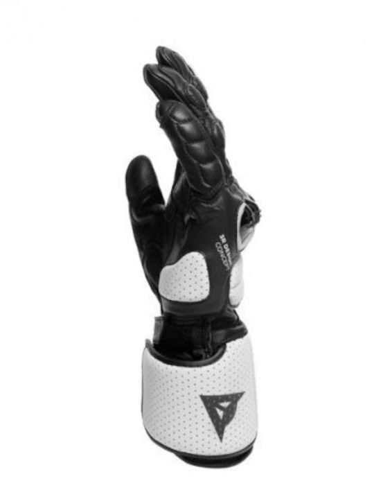 Dainese Impeto Summer Men's Motorcycle Gloves Leather Waterproof Black/White