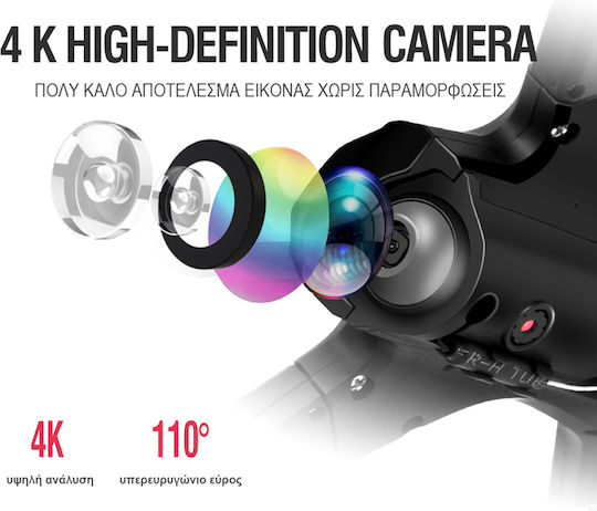 Andowl LS-UTU U10 Drone 2.4 GHz with 1080p Camera and Controller