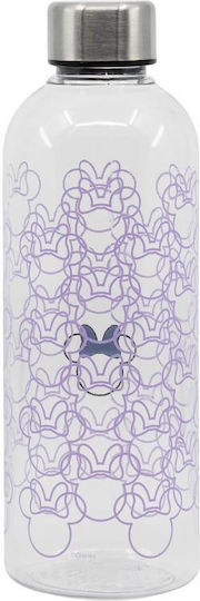 Stor Minnie Kids Water Bottle Minnie Plastic White 850ml