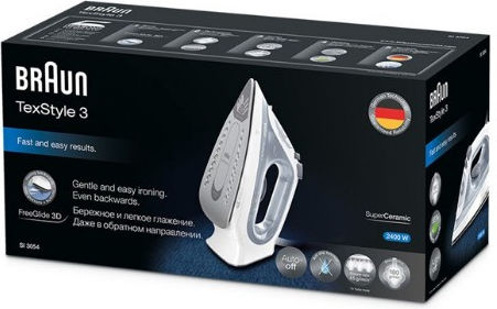 Braun SI 3054 Σίδερο Ατμού 2400W με Κεραμική Πλάκα και Συνεχόμενη Παροχή 45gr/min