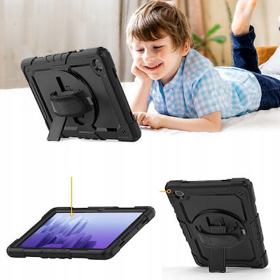 Tech-Protect Solid360 Back Cover Σιλικόνης Μαύρο (iPad 2022 10.9'')