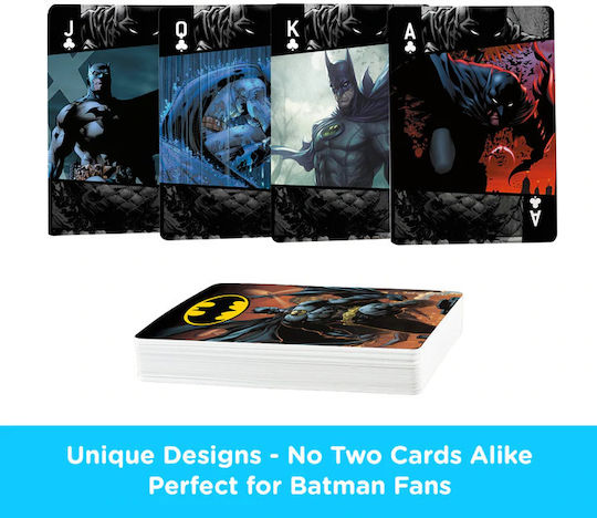 Aquarius DC Comics Ediție de colecție Pachet de cărți Batman Plastifiată pentru Poker
