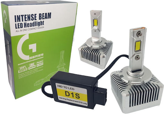 Lampen Auto D1S 20000 Lumen Canbus LED 6000K Kaltes Weiß 45W 2Stück