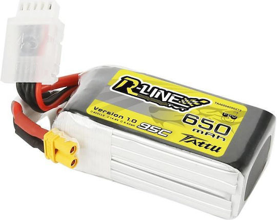 Tattu R-Line Li-Po Batterie 14.8V 650mAh 95C 4S XT30 Für Drohne