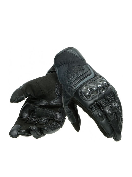 Dainese Carbon 3 Short Summer Men's Motorcycle Gloves Leather Black