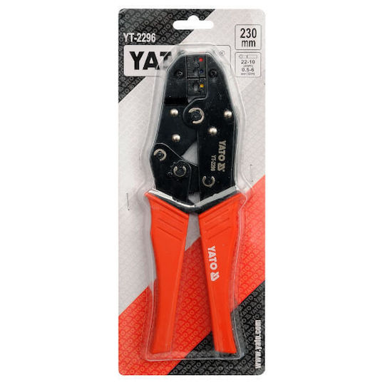 Yato Crimping Tool with Ratchet Mechanism (Length 230mm)