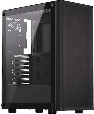 Endorfy Ventum 200 Air Gaming Midi Tower Computer Case with Window Panel Black