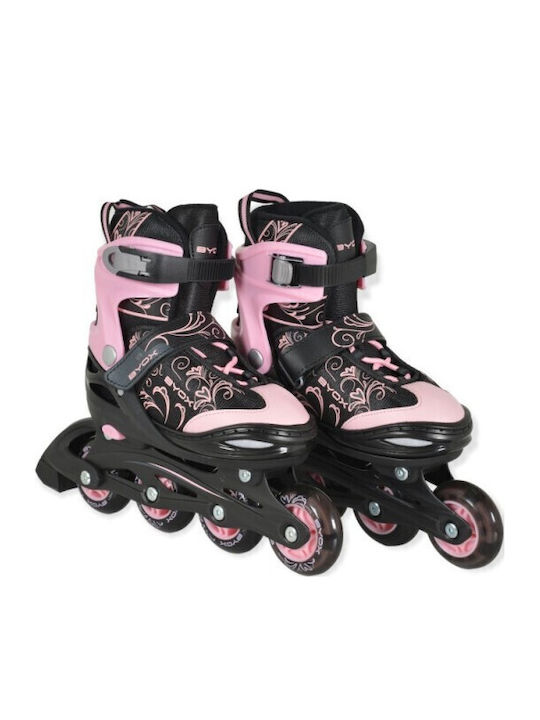 Byox Inline / Quad Αυξομειούμενα Rollers Ροζ Παιδικά Byox Inline / Quad Αυξομειούμενα Rollers Ροζ Παιδικά