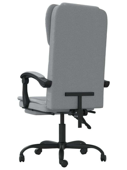 vidaXL Office Chair with Recline Light Grey