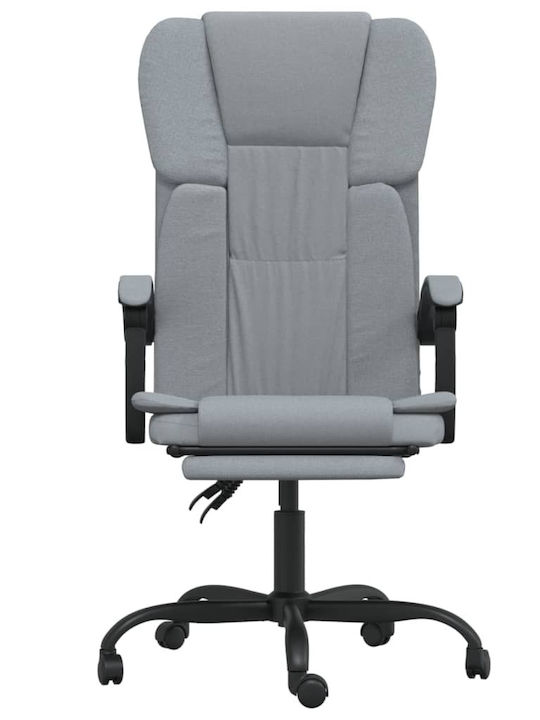 vidaXL Office Chair with Recline Light Grey