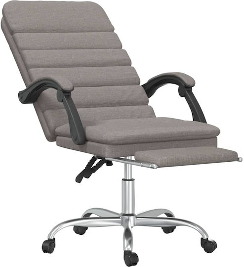 vidaXL Vdxl Scaun De Birou Cu Masaj Taupe