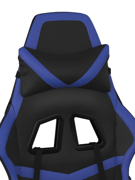 vidaXL 345434 Gaming Stuhl mit Fußstütze Black / Blue