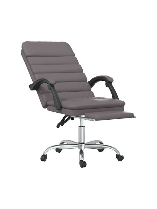 vidaXL vidaXL Office Chair with Massage, Recline, and Adjustable Arms Grey