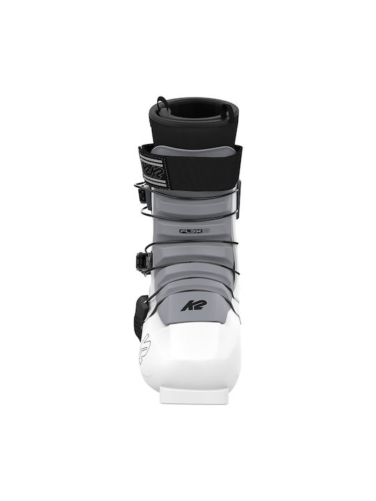 K2 FL3X Revolver Pro Unisex Ski Boots White/Grey 10G6000.1.1