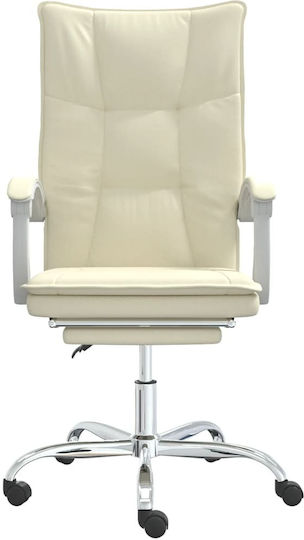 vidaXL vidaXL Office Chair with Adjustable Beige Arms