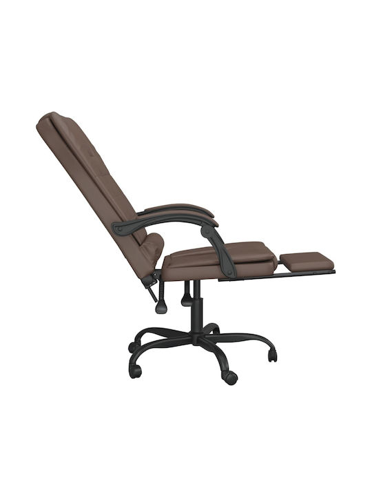 vidaXL vidaXL Bürostuhl mit Massagebraun