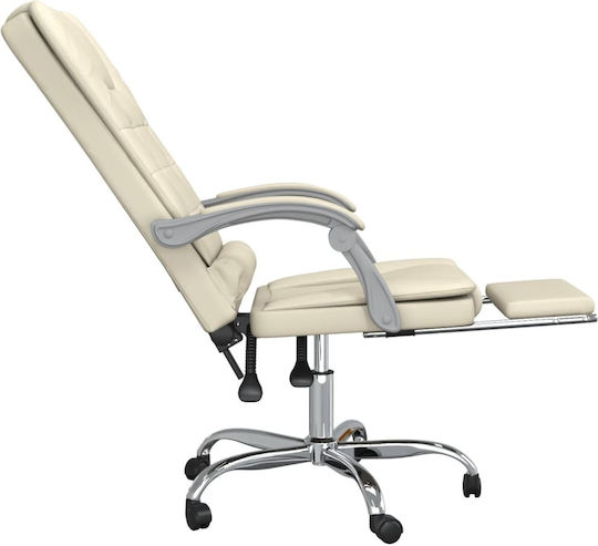 vidaXL Vdxl Office Chair Massage with Adjustable Arms White