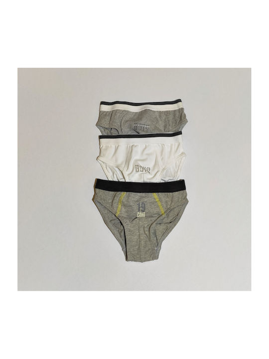 Ersas Briefs Set Boy 50263 Grey GRI 50263