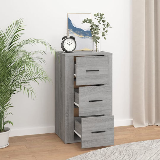 Wooden Storage Cabinet with 3 Drawers M40xW33xH70cm