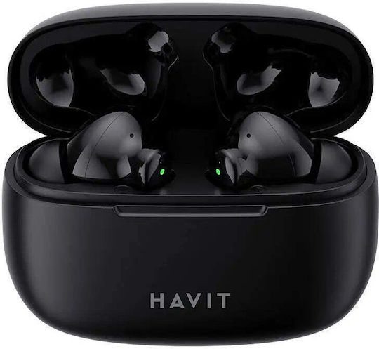 Havit TW967 In-Ear Bluetooth-Freisprecheinrichtung Kopfhörer mit Ladeetui Schwarz