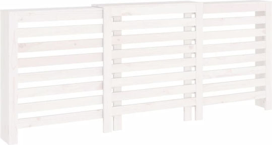 vidaXL Κάλυμμα Καλοριφέρ από Μασίφ ξύλο 210x21x85εκ.