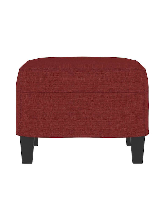 Stofffußhocker Rot 60x50x41cm