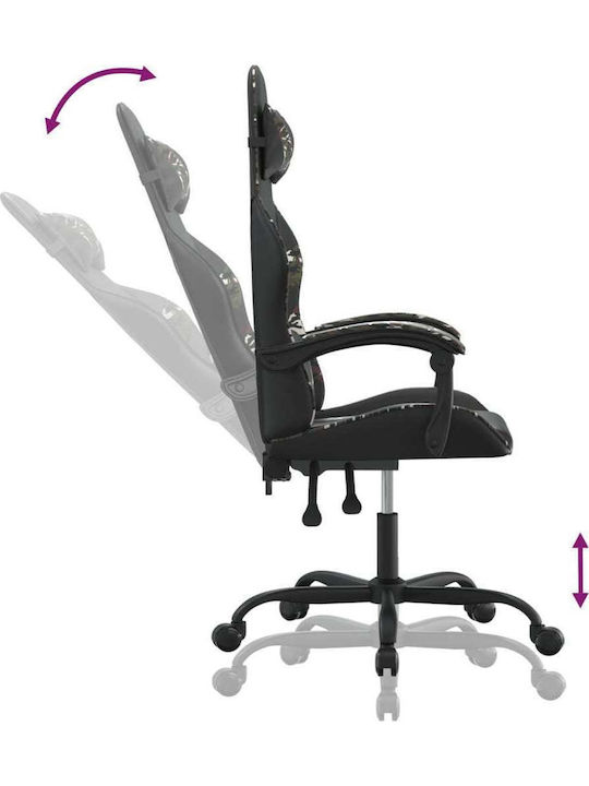vidaXL 3143853 Gaming Chair Black / Camo