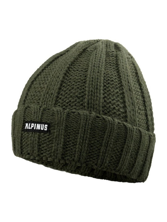 Nuorgam Beanie Beanie Knitted in Green color