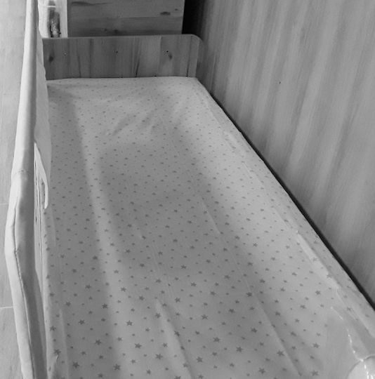 Beboulino Foldable Bed Rails made of Fabric in Beige Color 200x71cm 1pcs