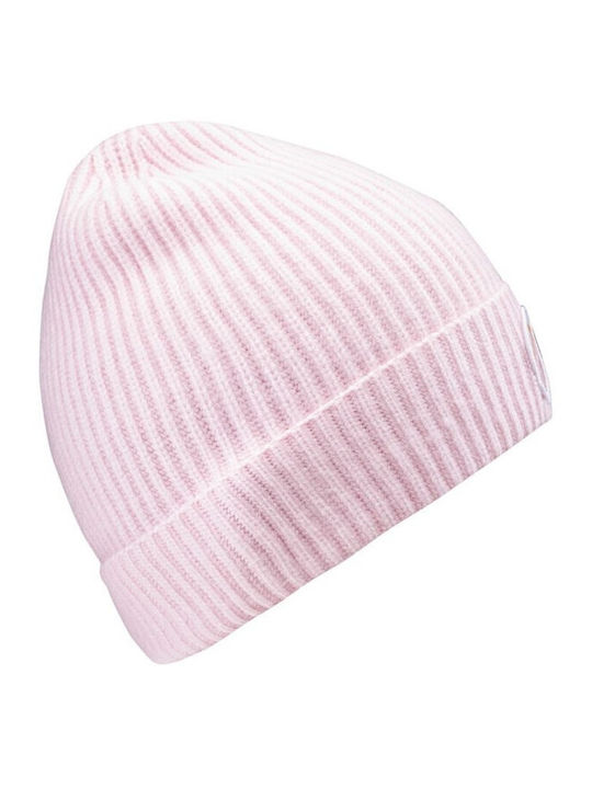 Quentin Beanie Γυναικείος Σκούφος με Rib Πλέξη σε Ροζ χρώμα