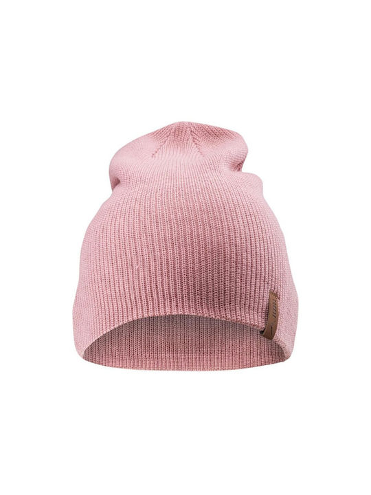 Elbrus Usiana Ribbed Beanie Cap Pink