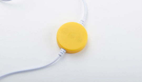 Mr Maria Lumini LED Lampă decorativă pentru copii Smiley XL Galben 45x45x40εκ.